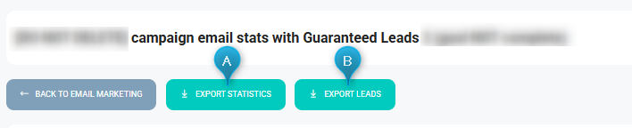 Options d'export