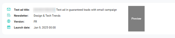 Text Ads general information